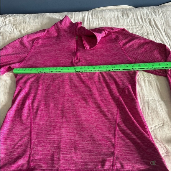 Champion Pink Quarter Zip. XL. Long sleeve. - Picture 6 of 7